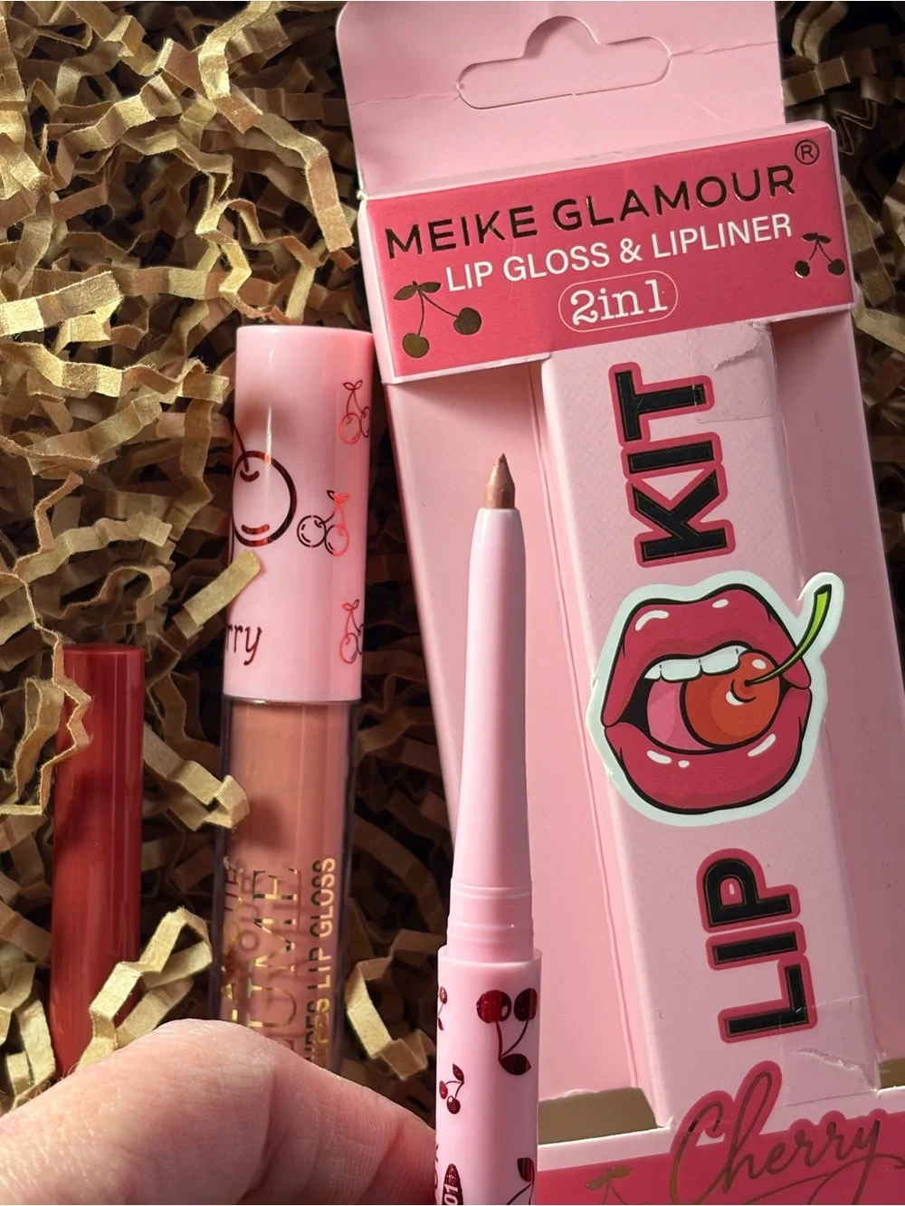 MEIKE GLAMOUR 2in1 Lip Gloss & Lipliner